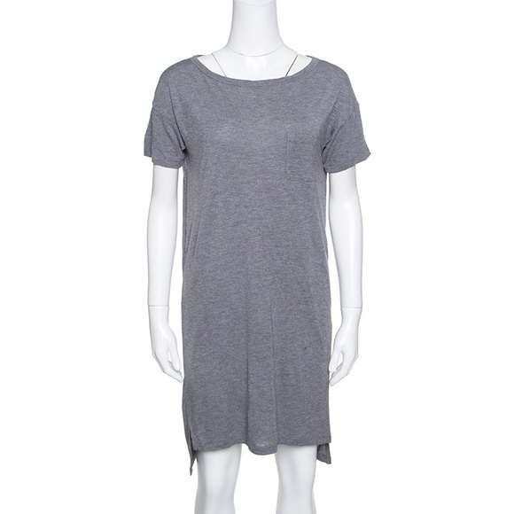 T by Alexander Wang Grey Tshirt Dress sz XS - Picture 2 of 14